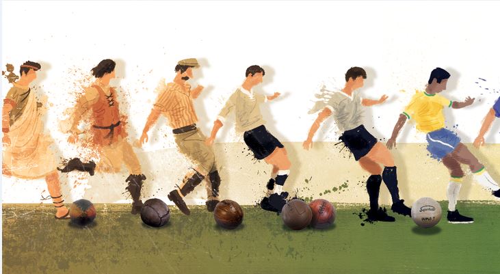 evolução da bola de futebol
